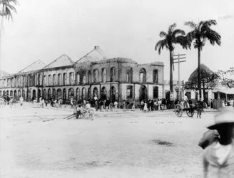 Scena al Port of Spain, Trinidad, 1891